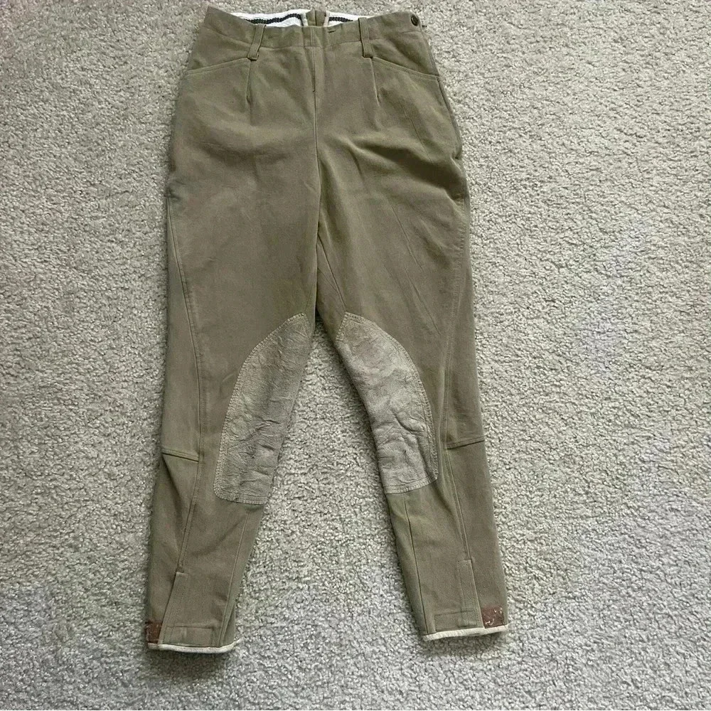 Pytchley Equestrian Riding Women’s Pants Green Size Medium Outdoor Horse